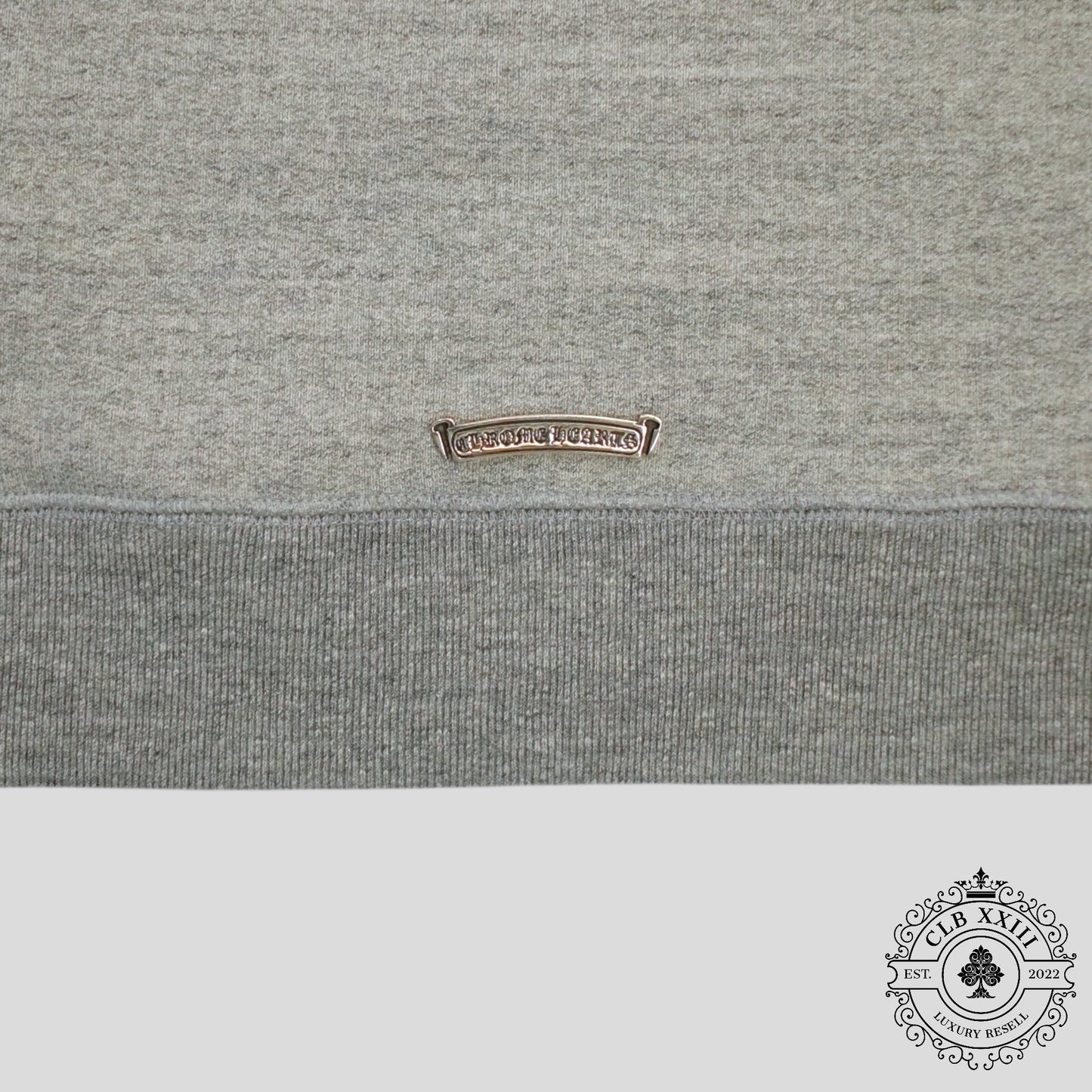 Chrome Hearts Cemetery Cross Seven-11 Hoodie in Grey