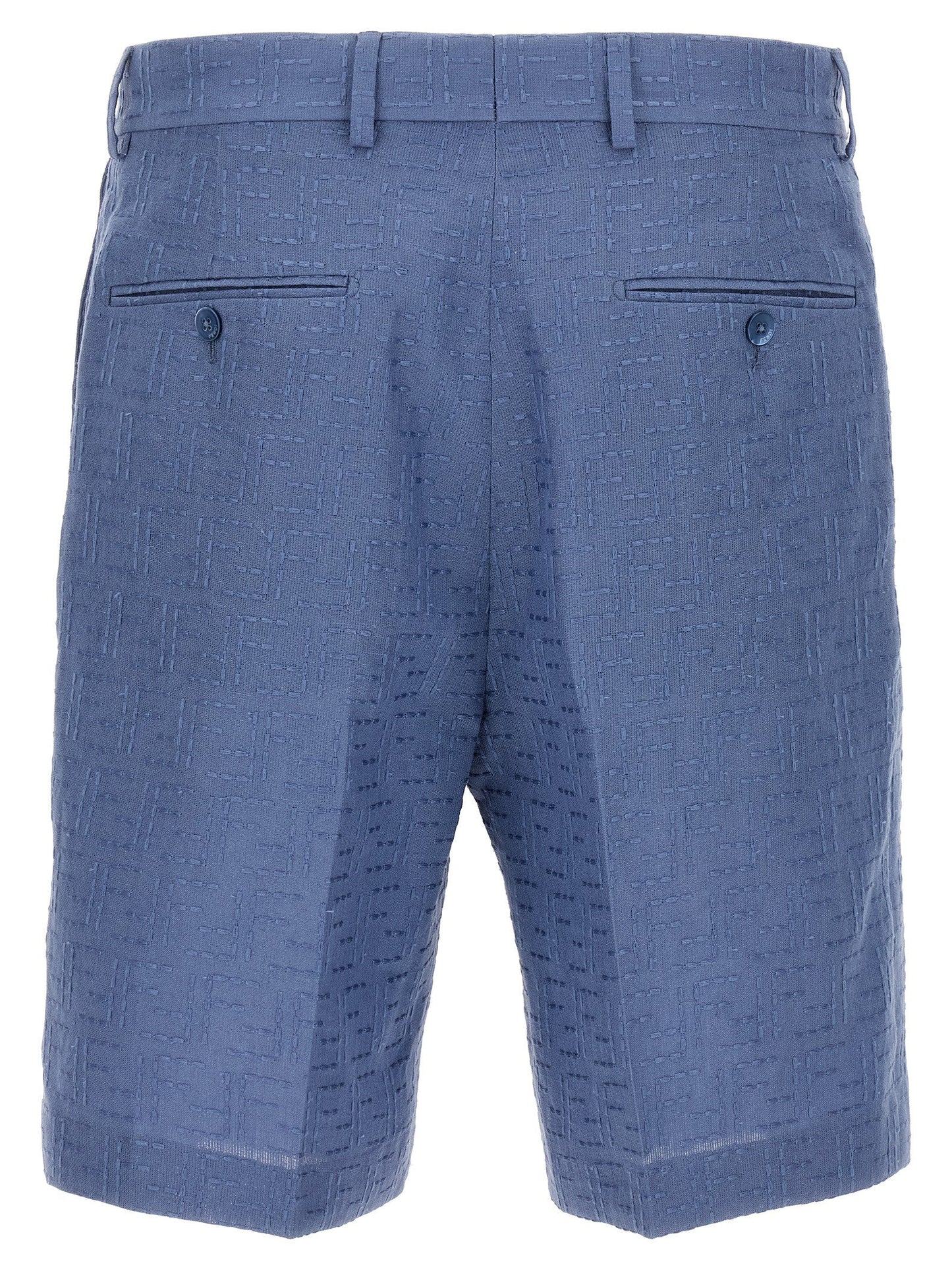 Fendi Men Bermuda Jacquard Ff