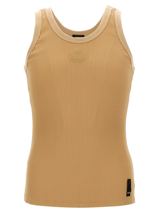 Fendi Men 'Fendi Crest' Tank Top