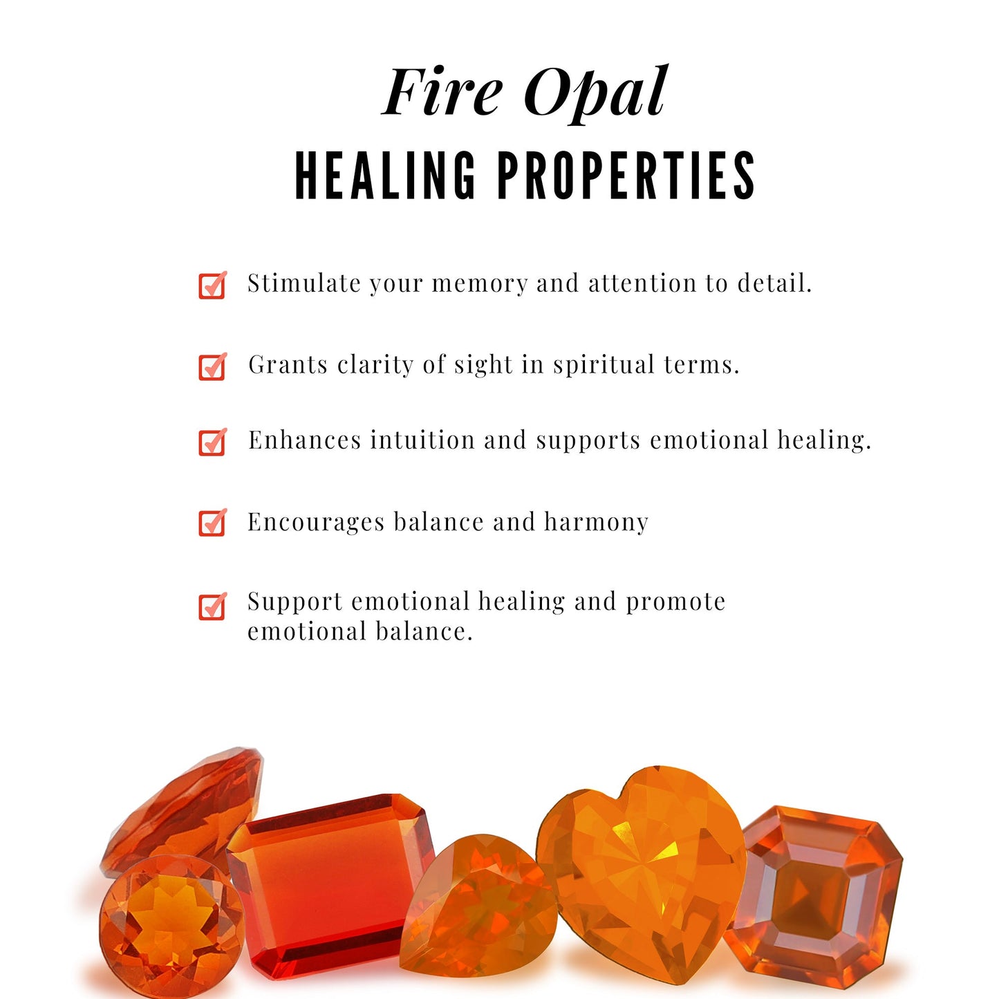 Classic Fire Opal Wedding Ring Set with Moissanite