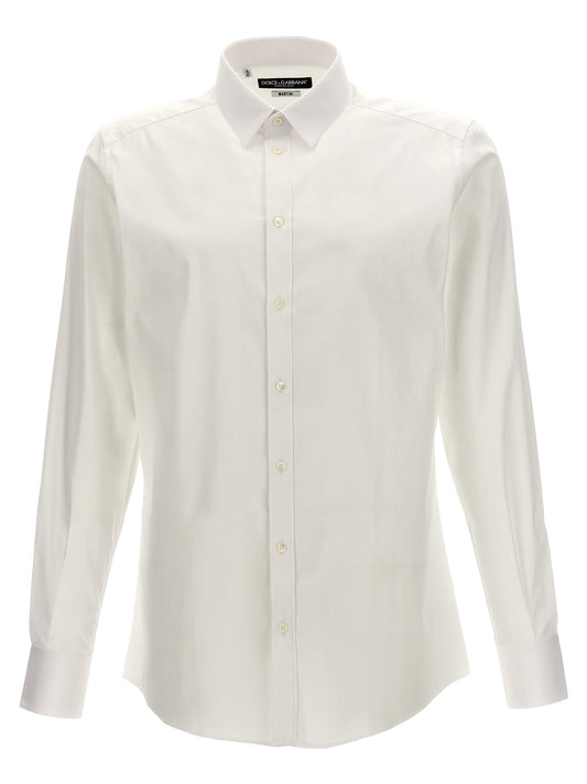Dolce & Gabbana Men Logo Embroidery Shirt