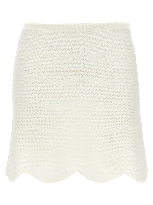 Tom Ford Women Crochet Mini Skirt