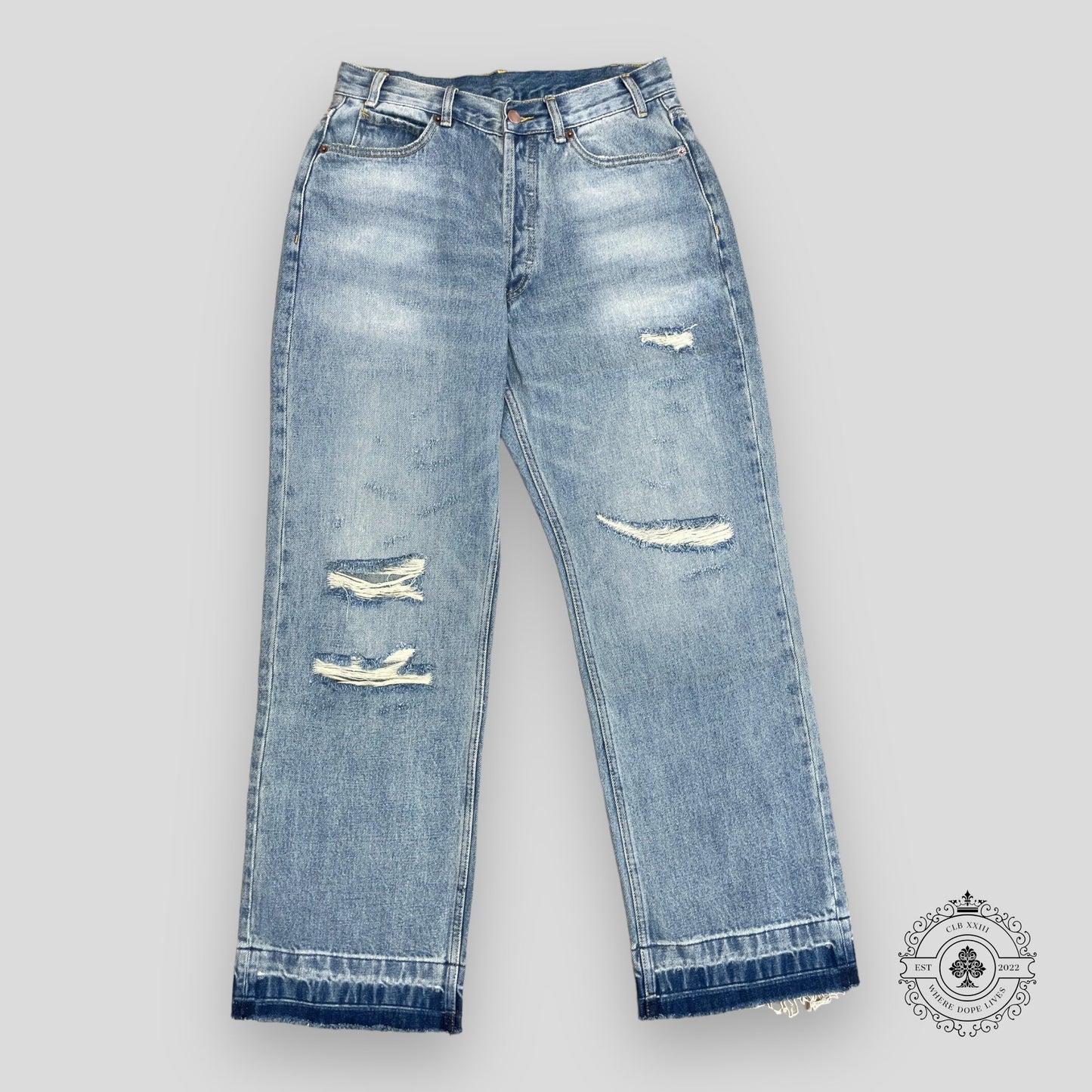 Bravest Studios Baggy Denim Jeans in Light Wash