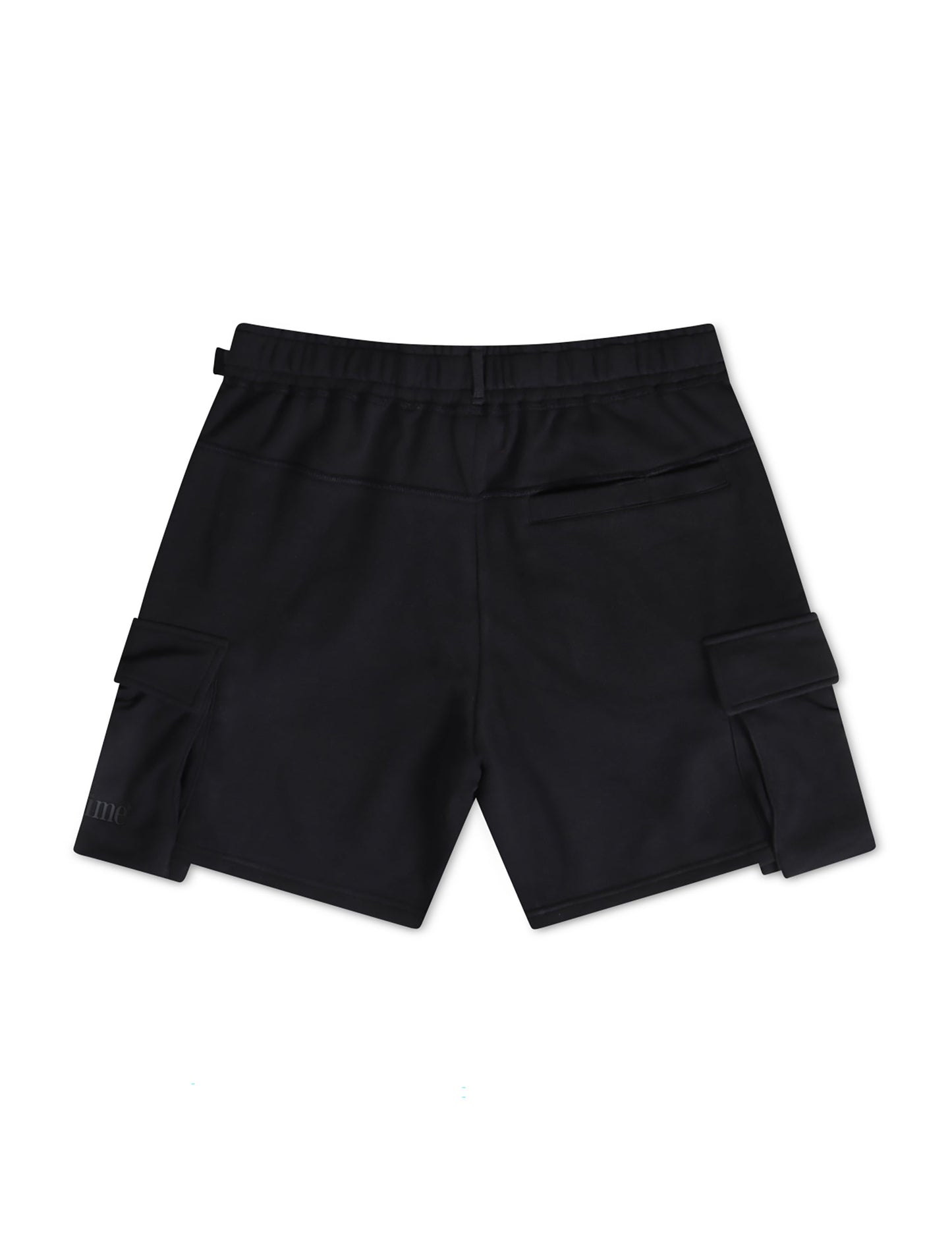 Apastime Vacation in Portugal French Terry Belted Shorts - Black