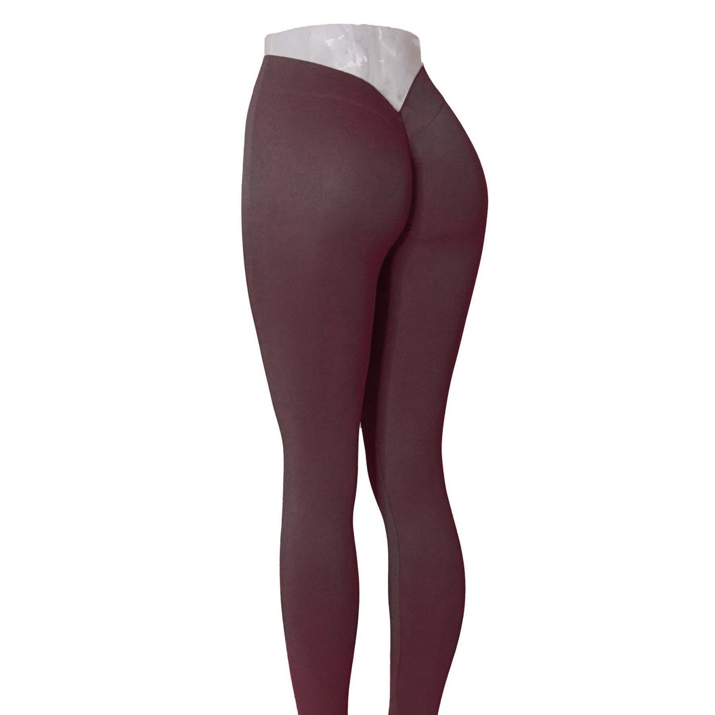 No Embarrassment Line Peach Hip Fitness Yoga Pants V Waist Hip Skinny Workout Pants