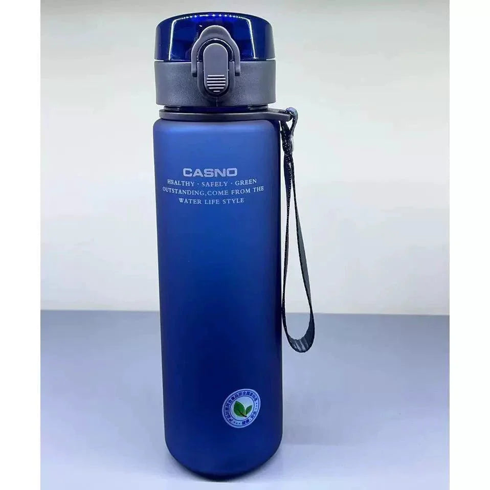 Casino Frosted Sports Water Bottle Plastic Portable Bottle With Lid For Men And Women