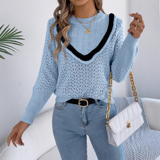 Women Clothing Autumn Winter Fungus Long Sleeve Pullover