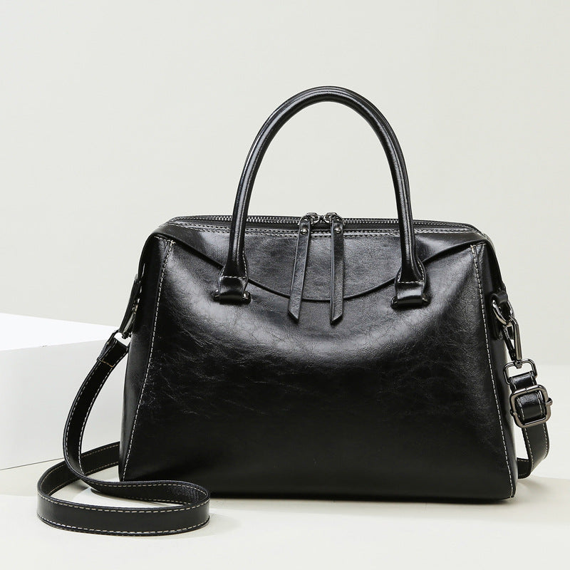 Handbags Women Texture Soft Leather Women Bag Trendy Large Capacity Bag Shoulder Messenger Bag