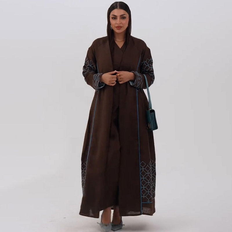 Women Clothing Loose Multicolor Maxi Dress