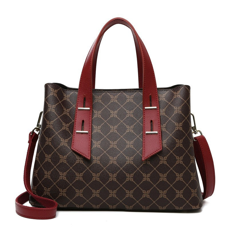 Women Bag Tote Bag Simple Large Capacity Women Cross Body Bag High Grade Soft Leather Handbag