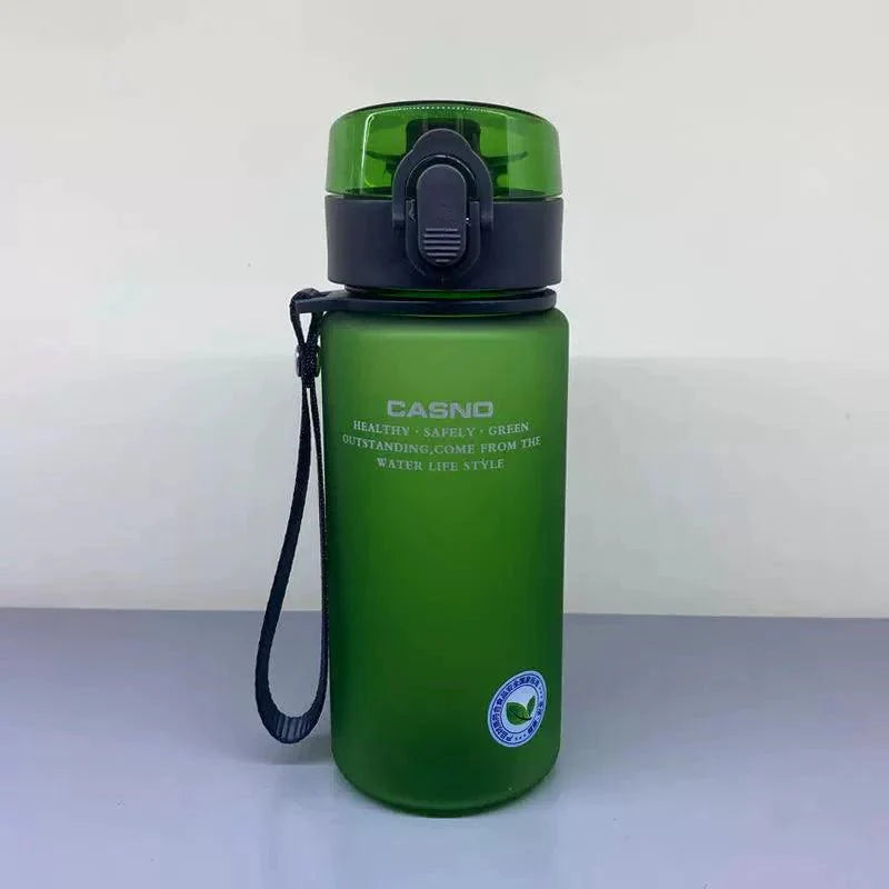Casino Frosted Sports Water Bottle Plastic Portable Bottle With Lid For Men And Women