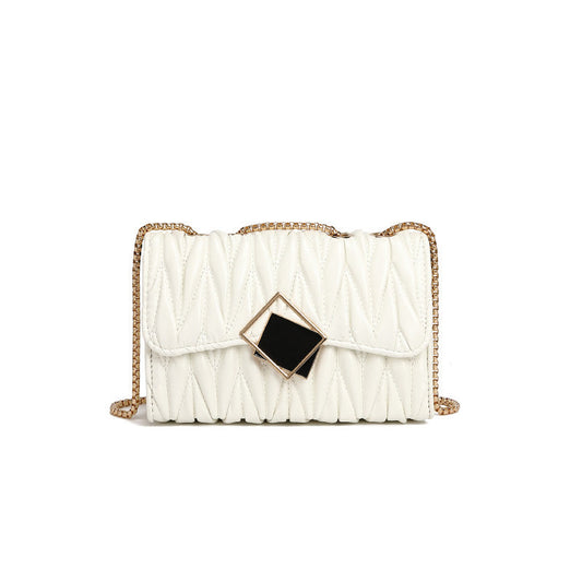 Small Bag Women's Street Trend Chain Small Bag Shoulder Crossbody Summer Shopping Portable Shoulder Cosmetic Bag Delivery