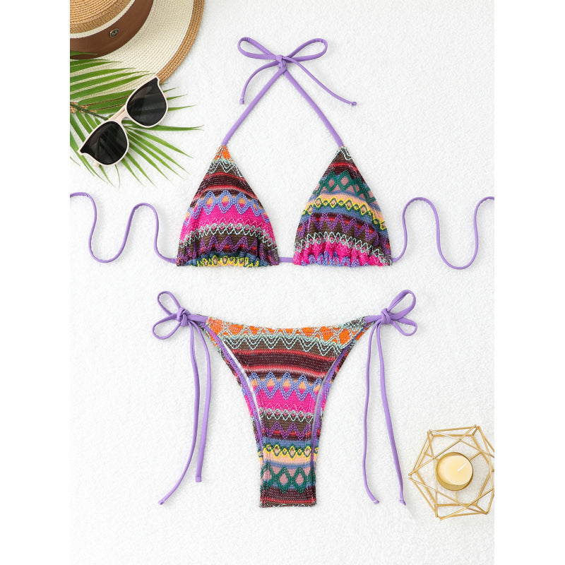 Sexy Three Point Sexy Swimsuit Women Split Beach Bikini Swimsuit