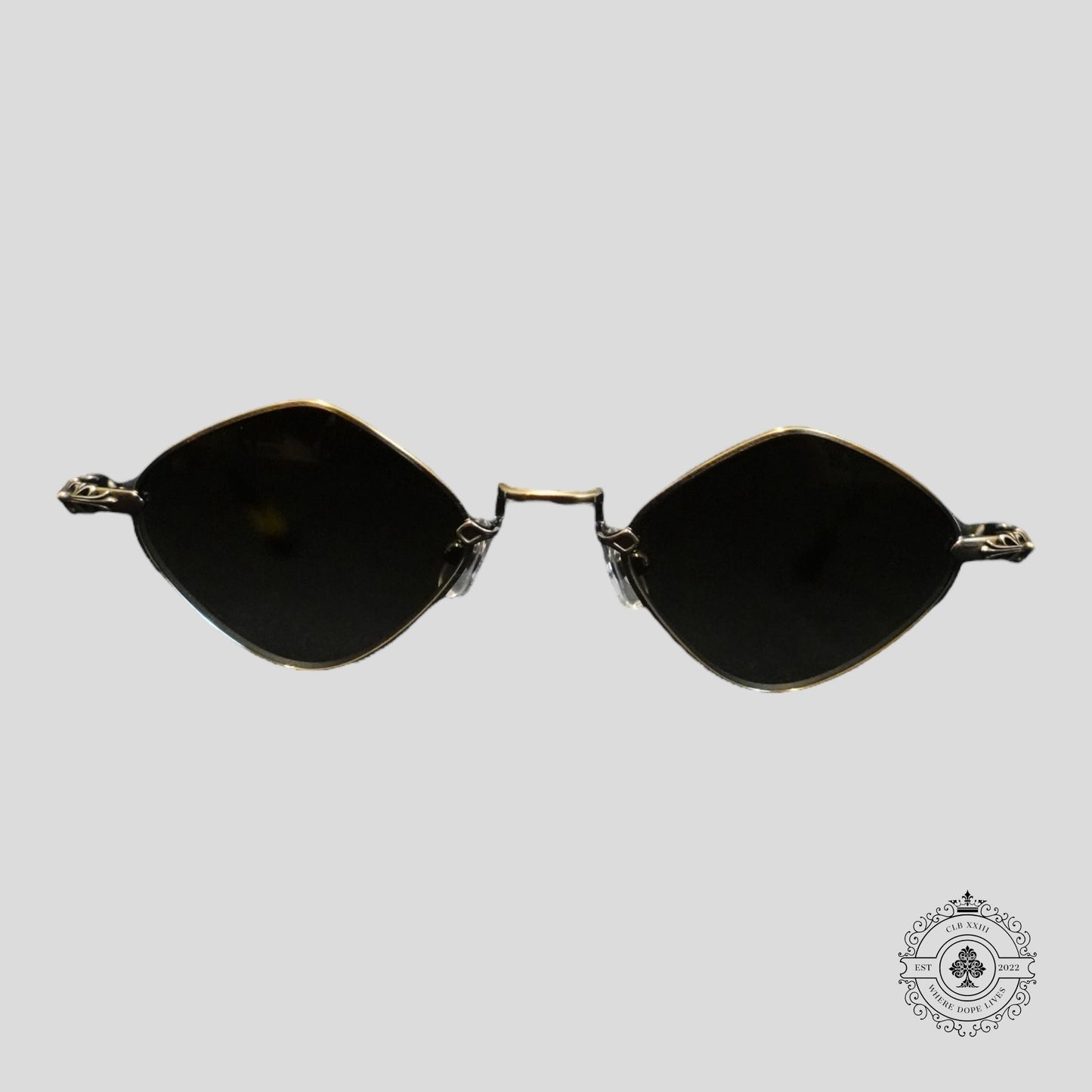 Chrome Hearts Diamond Dog Sunglasses in Tortoise