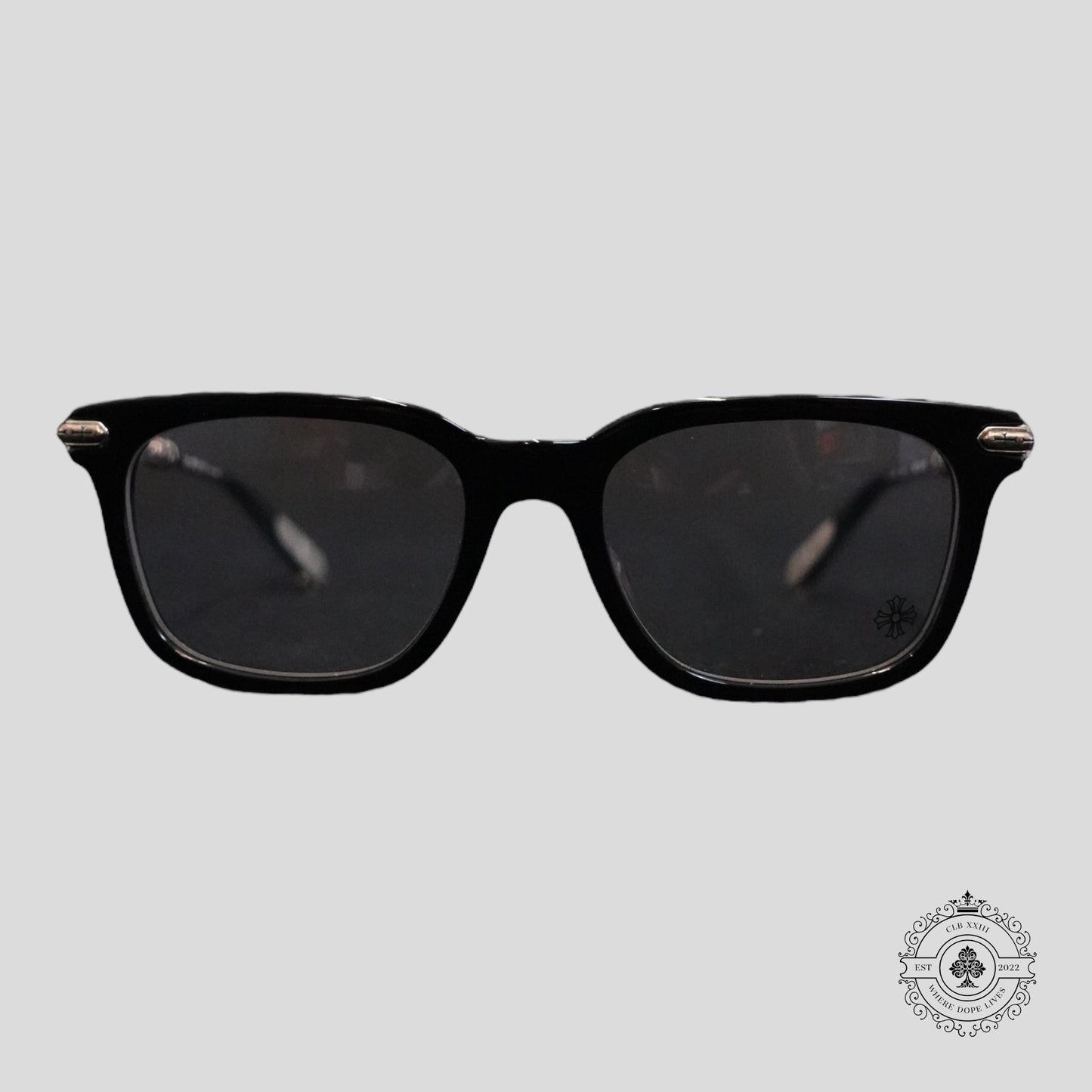 Chrome Hearts Tresticles Sunglasses in Black/Silver