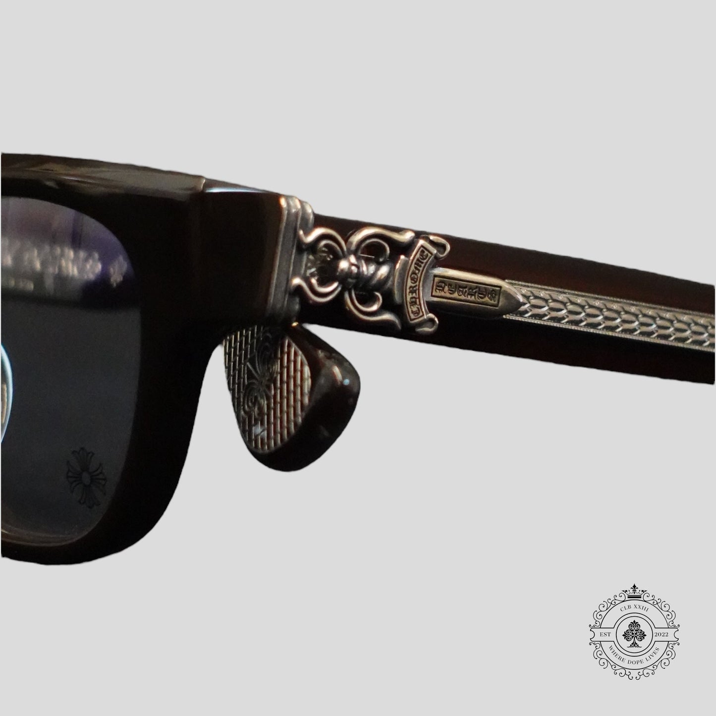 Chrome Hearts Cuntvoluted Sunglasses in Brown/Silver
