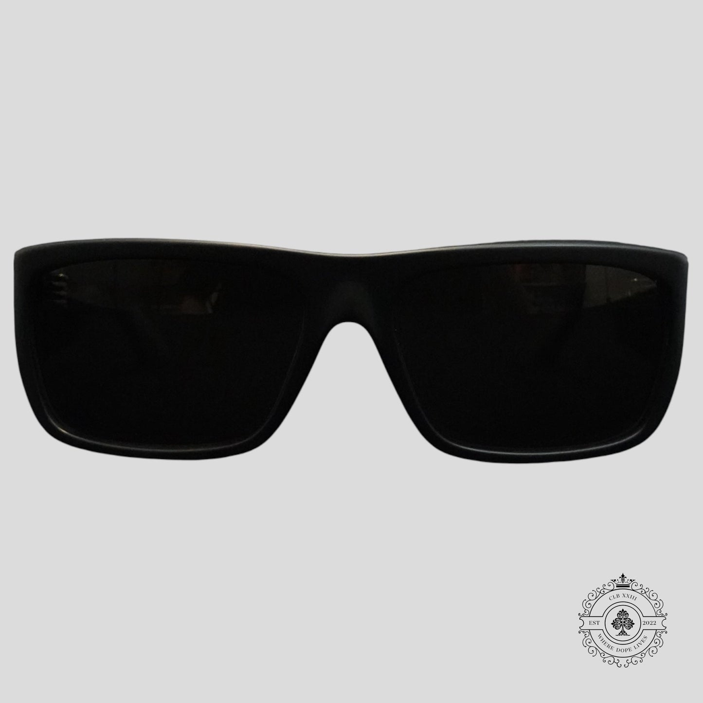 Chrome Hearts Yer Bjorn Again Glasses in Matte Black/Silver