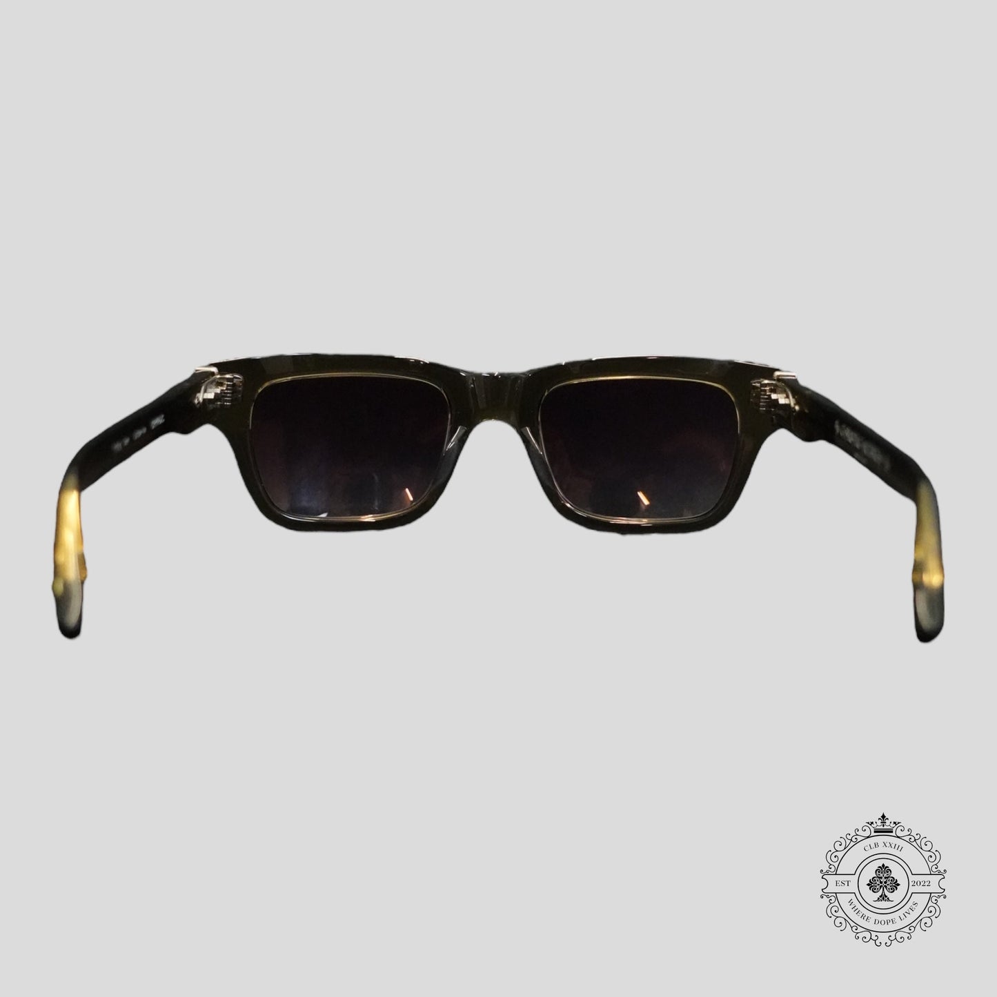 Chrome Hearts Crypdic Glasses in Grey/Silver