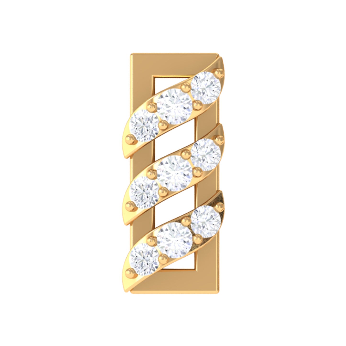 Minimalist Diamond Bar Earring for Tragus Piercing