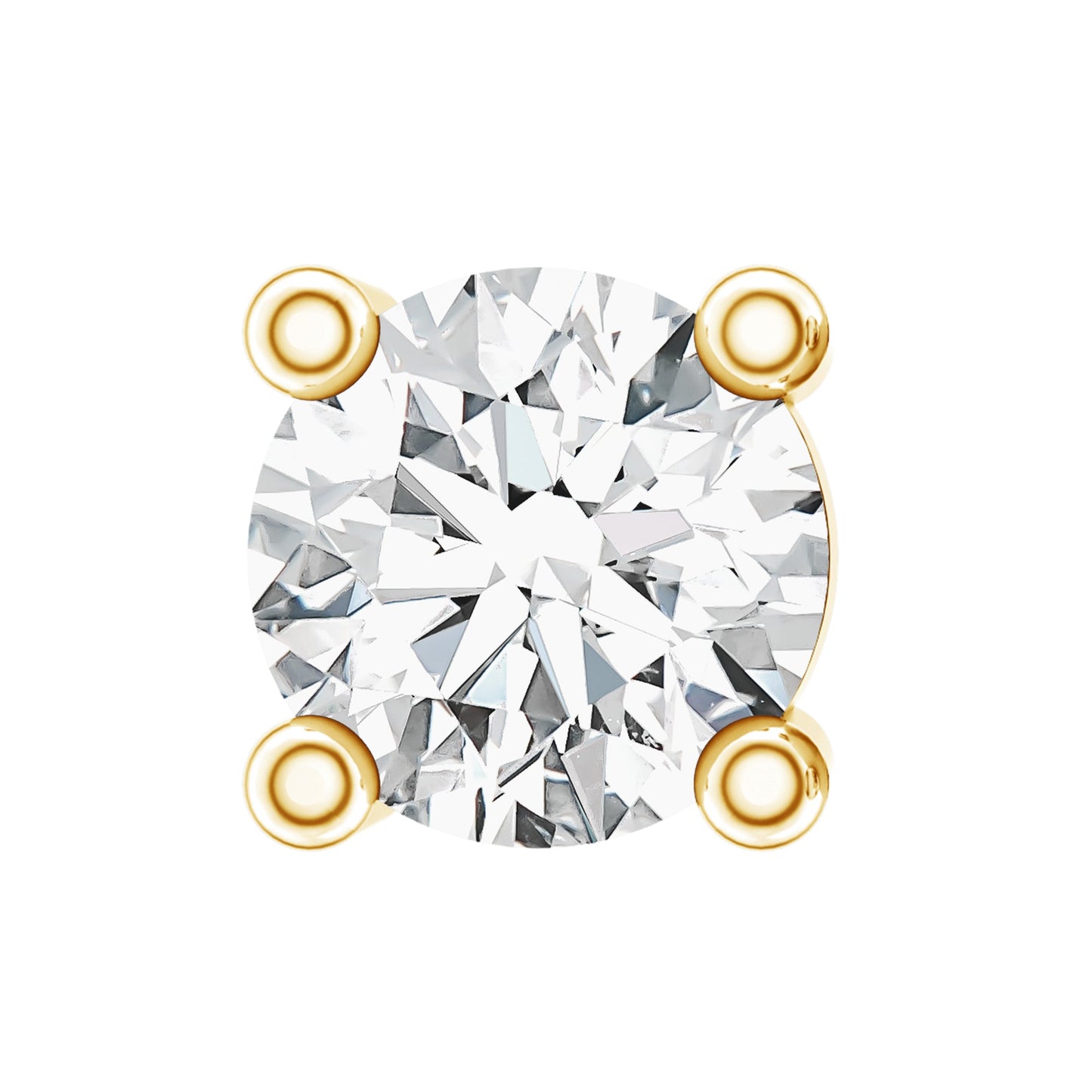 Minimalist Diamond Solitaire Tragus Earring