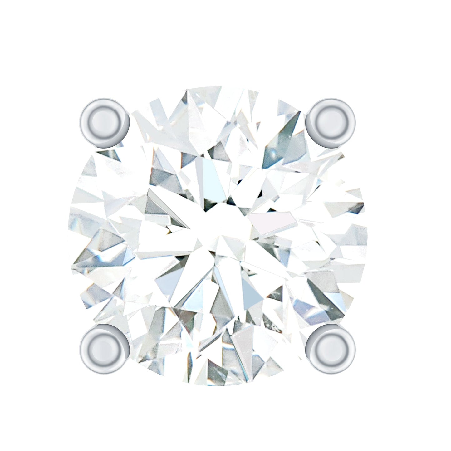 Minimalist Diamond Solitaire Earring for Tragus Piercing