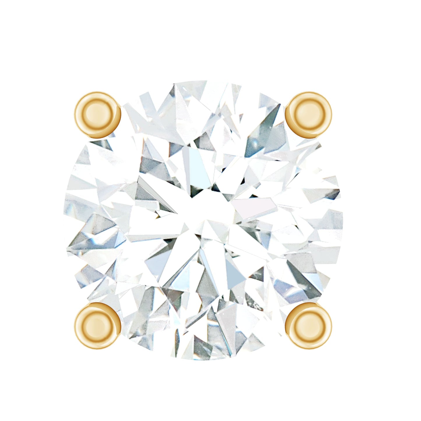 Minimalist Diamond Solitaire Earring for Tragus Piercing
