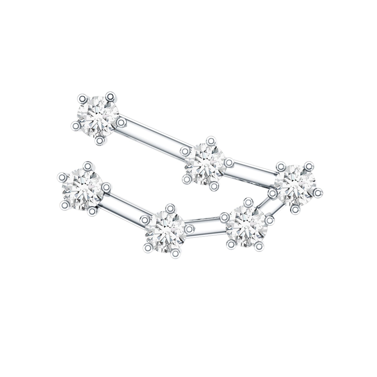 Diamond Capricorn Constellation Helix Piercing Earring