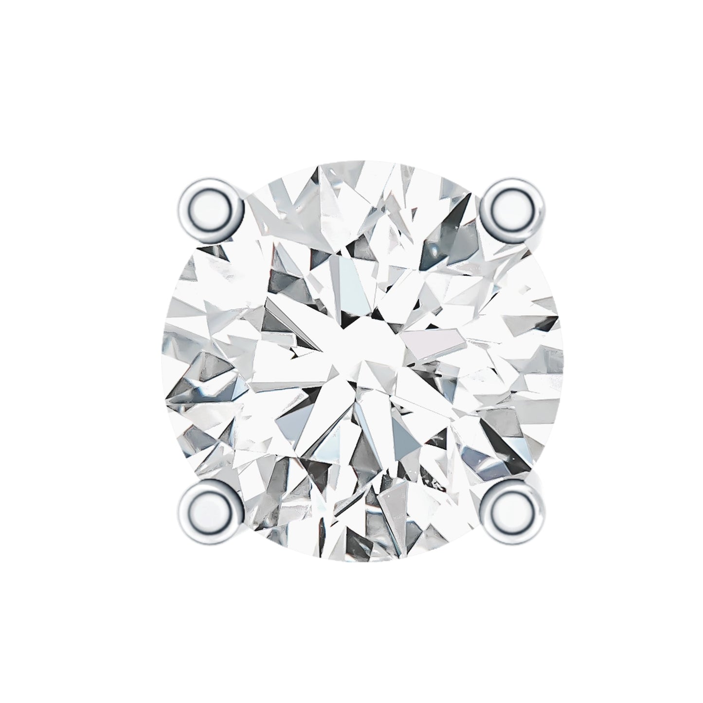 Minimalist Diamond Solitaire Conch Earring