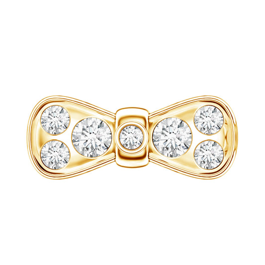 Diamonds Bow Cartilage Piercing Earring