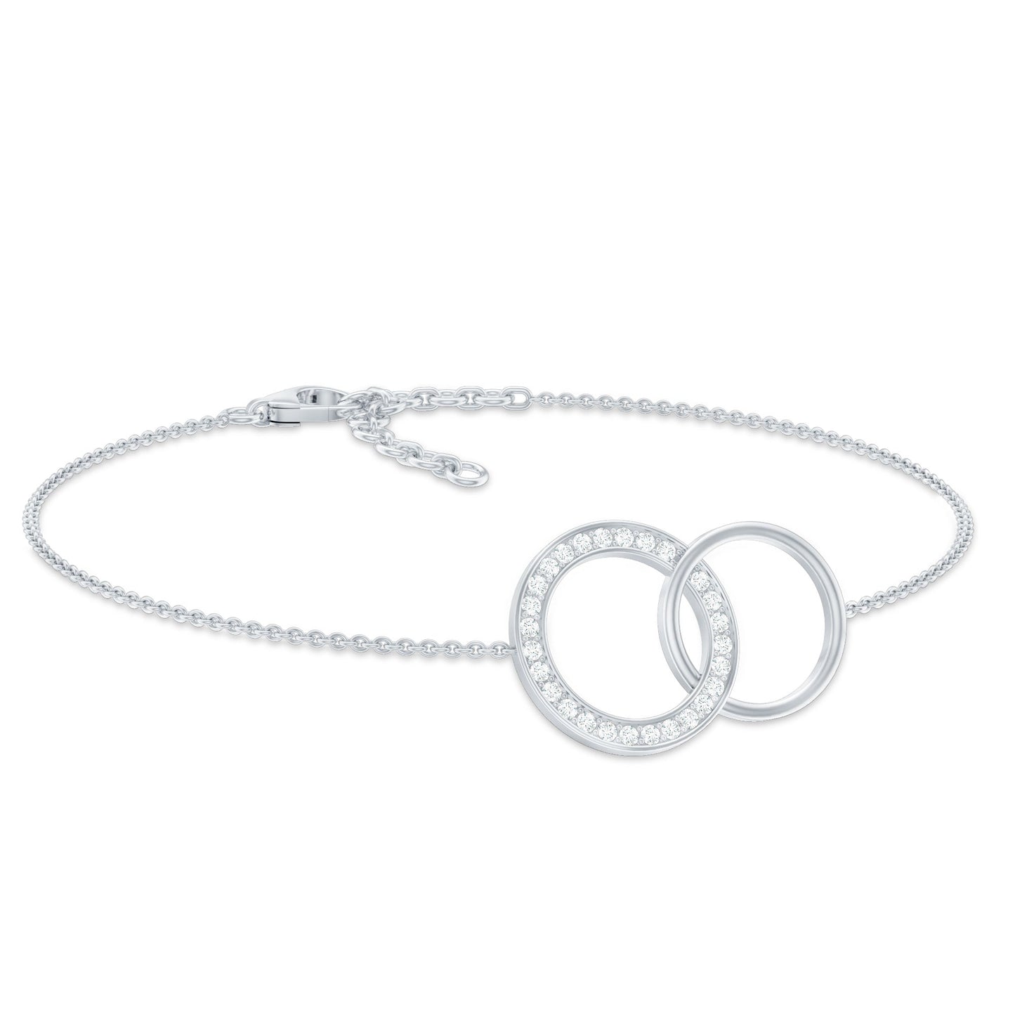Diamond Eternity Chain Bracelet For Women