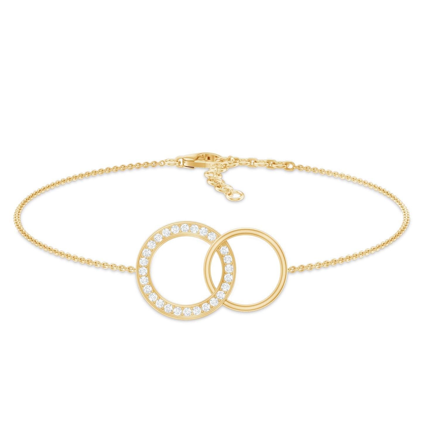 Diamond Eternity Chain Bracelet For Women