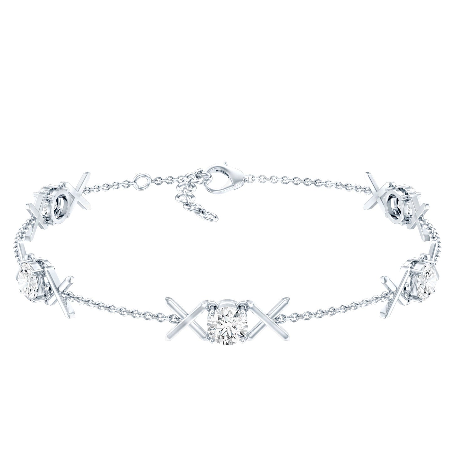 Certified Lab Grown Diamond Bridal Bracelet