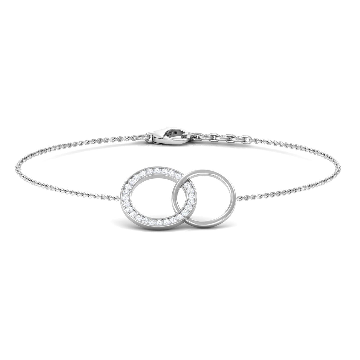 Diamond Eternity Chain Bracelet For Women