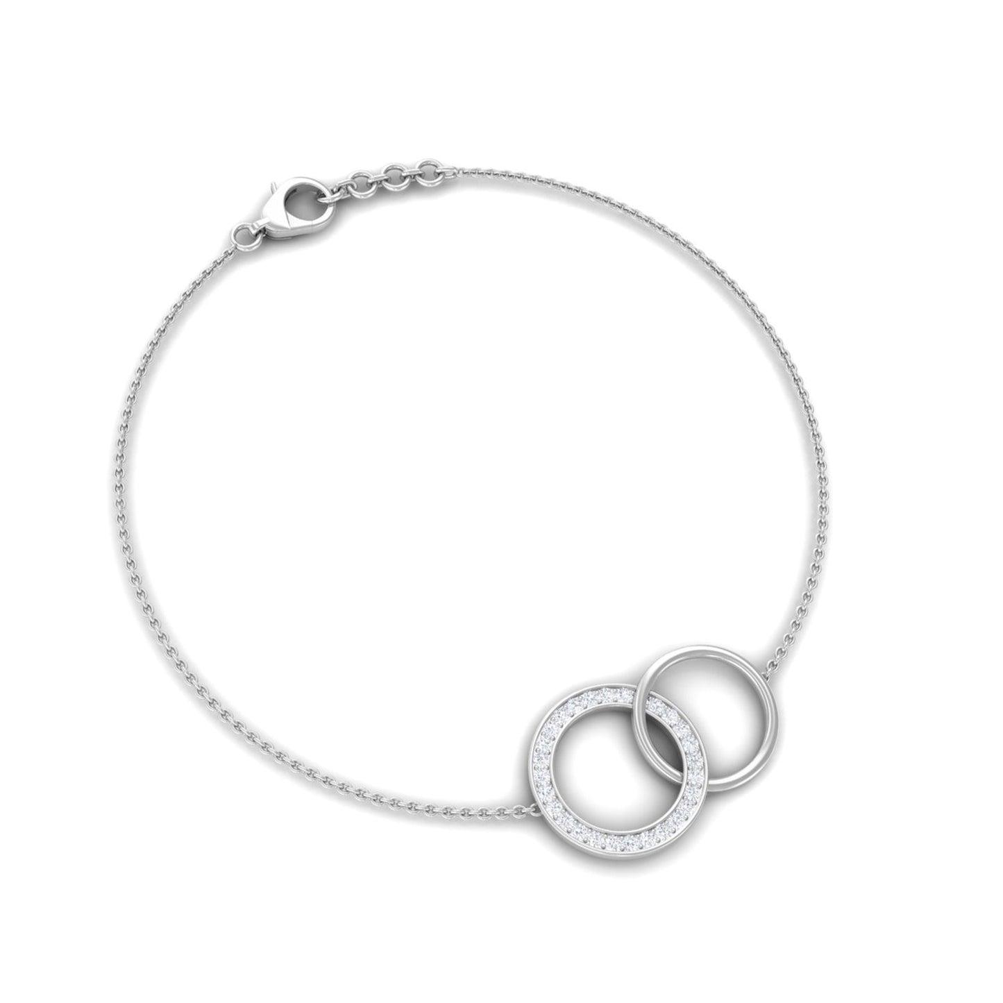 Diamond Eternity Chain Bracelet For Women