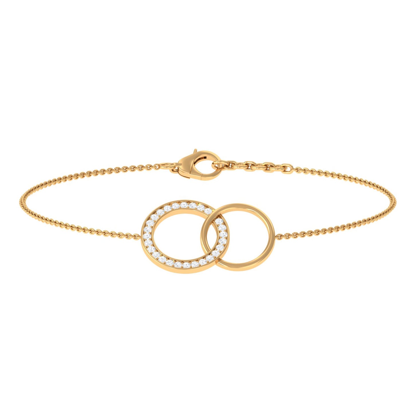 Diamond Eternity Chain Bracelet For Women