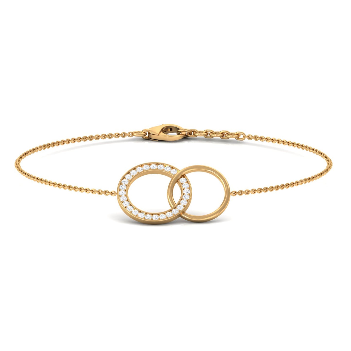 Diamond Eternity Chain Bracelet For Women