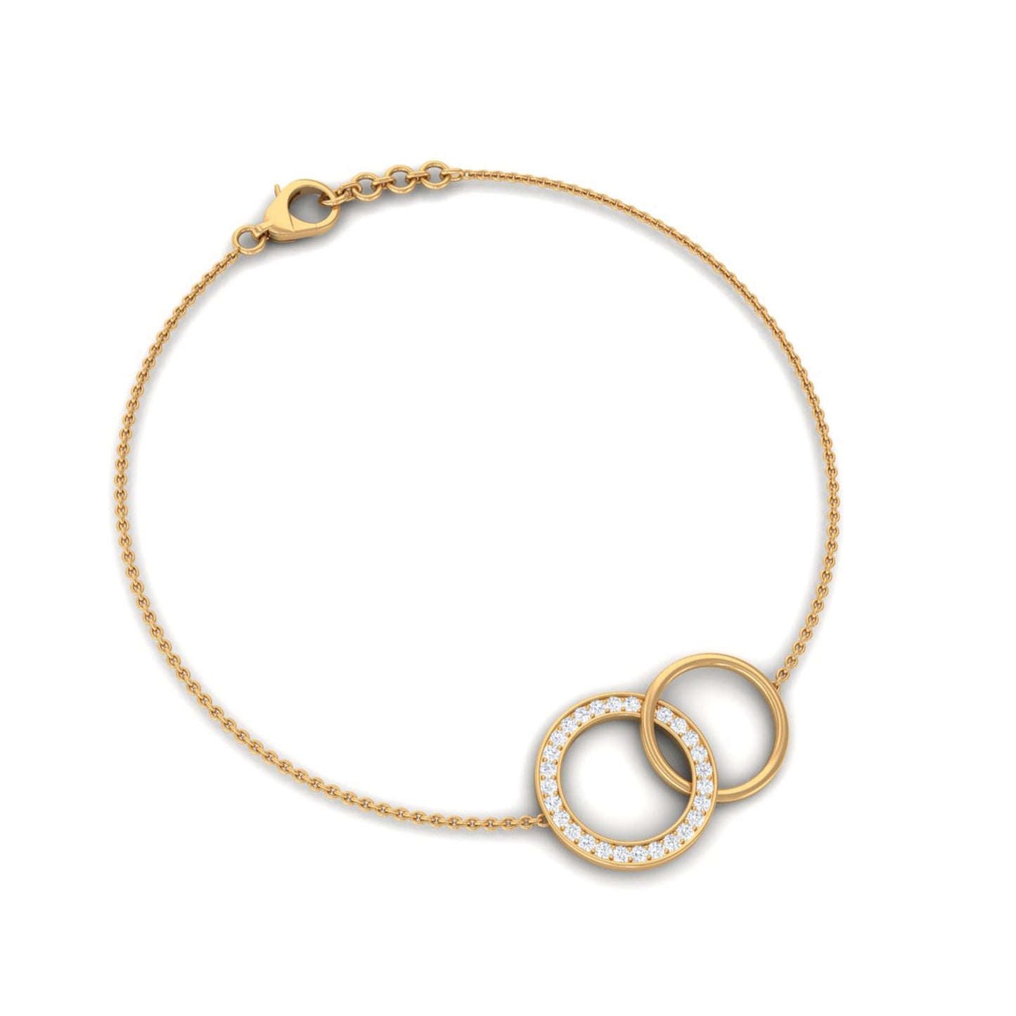 Diamond Eternity Chain Bracelet For Women