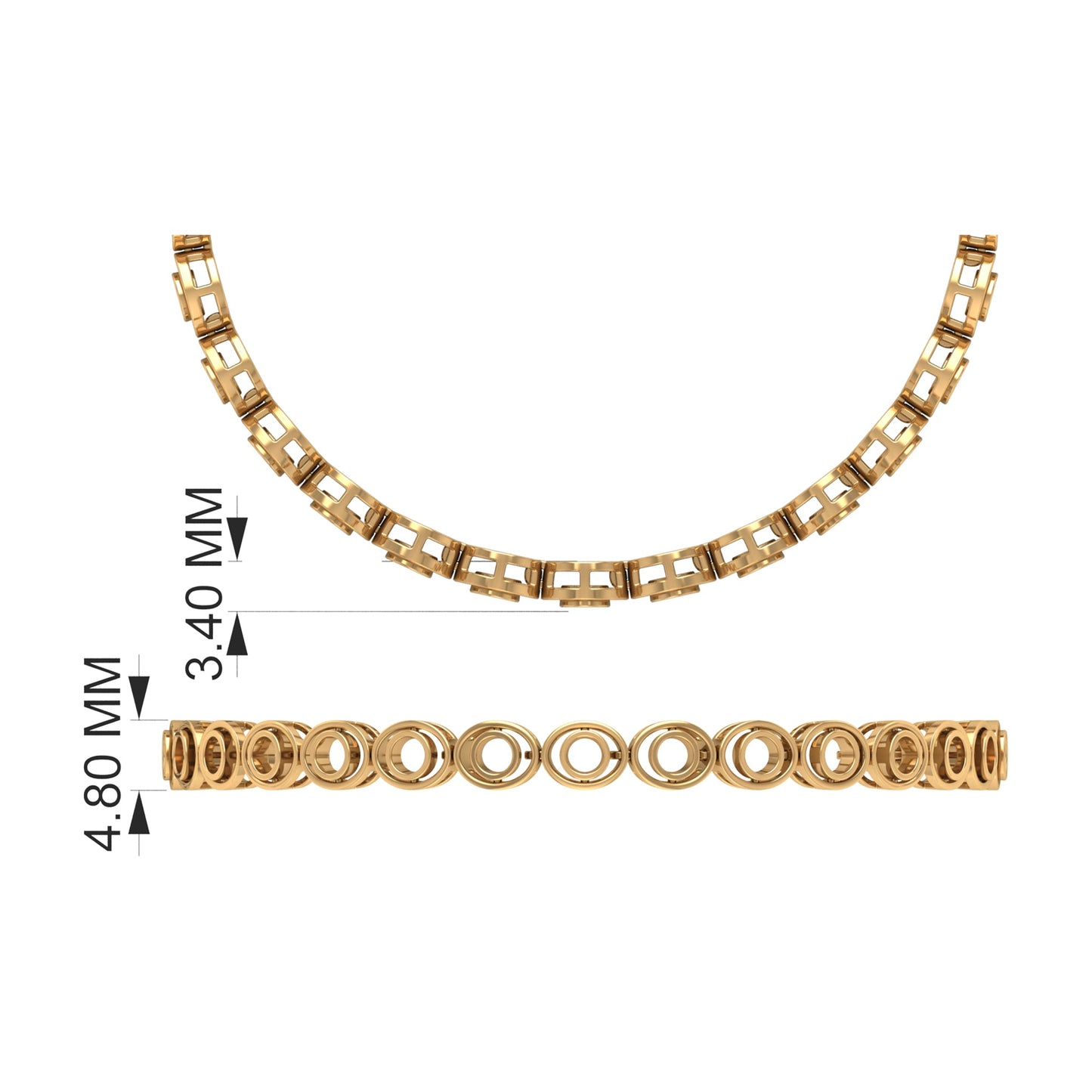 Bezel Set Natural Pink Tourmaline Tennis Bracelet for Women