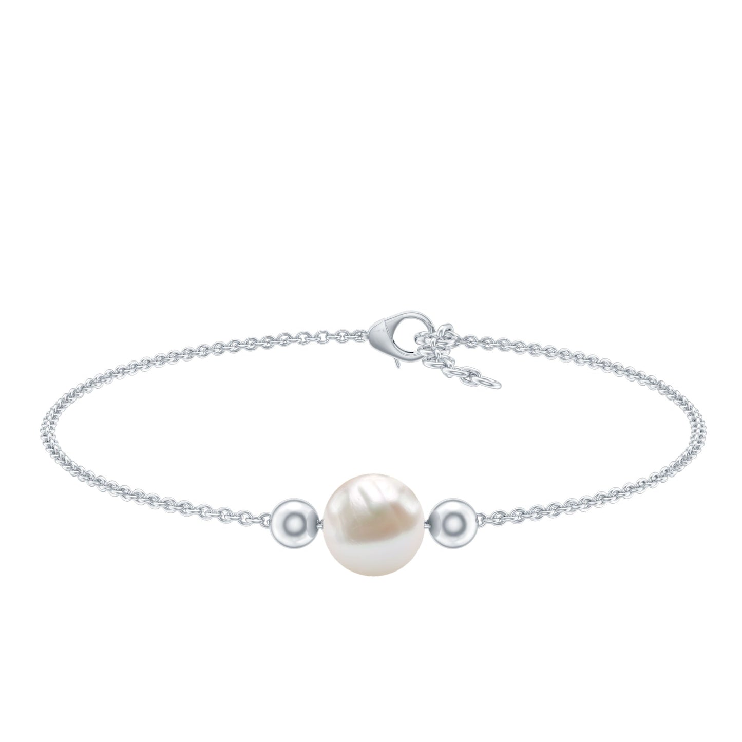 7.4 Carat Freshwater Pearl Solitaire Bolo Bracelet