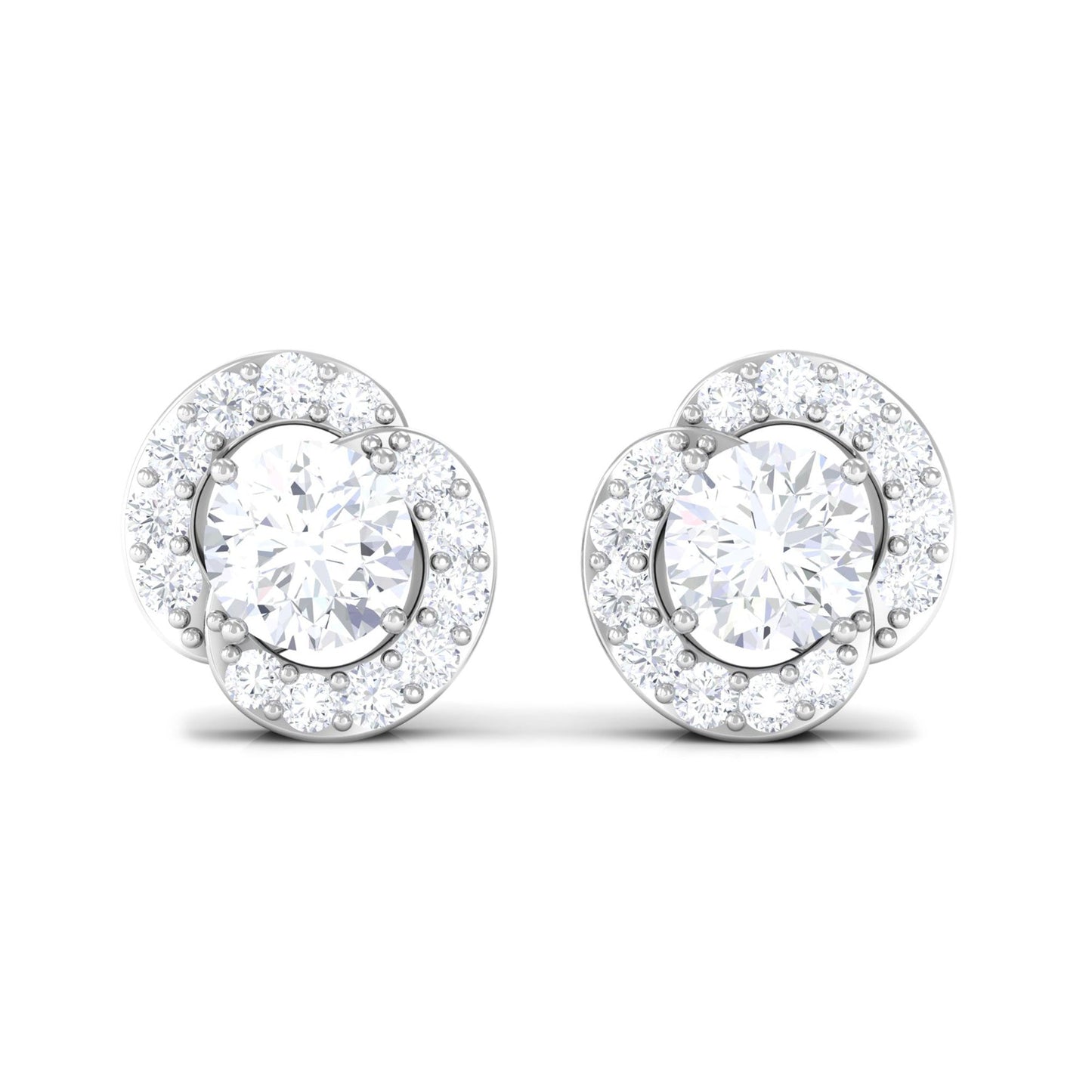 Certified Real Diamond Stud Earrings for Everyday