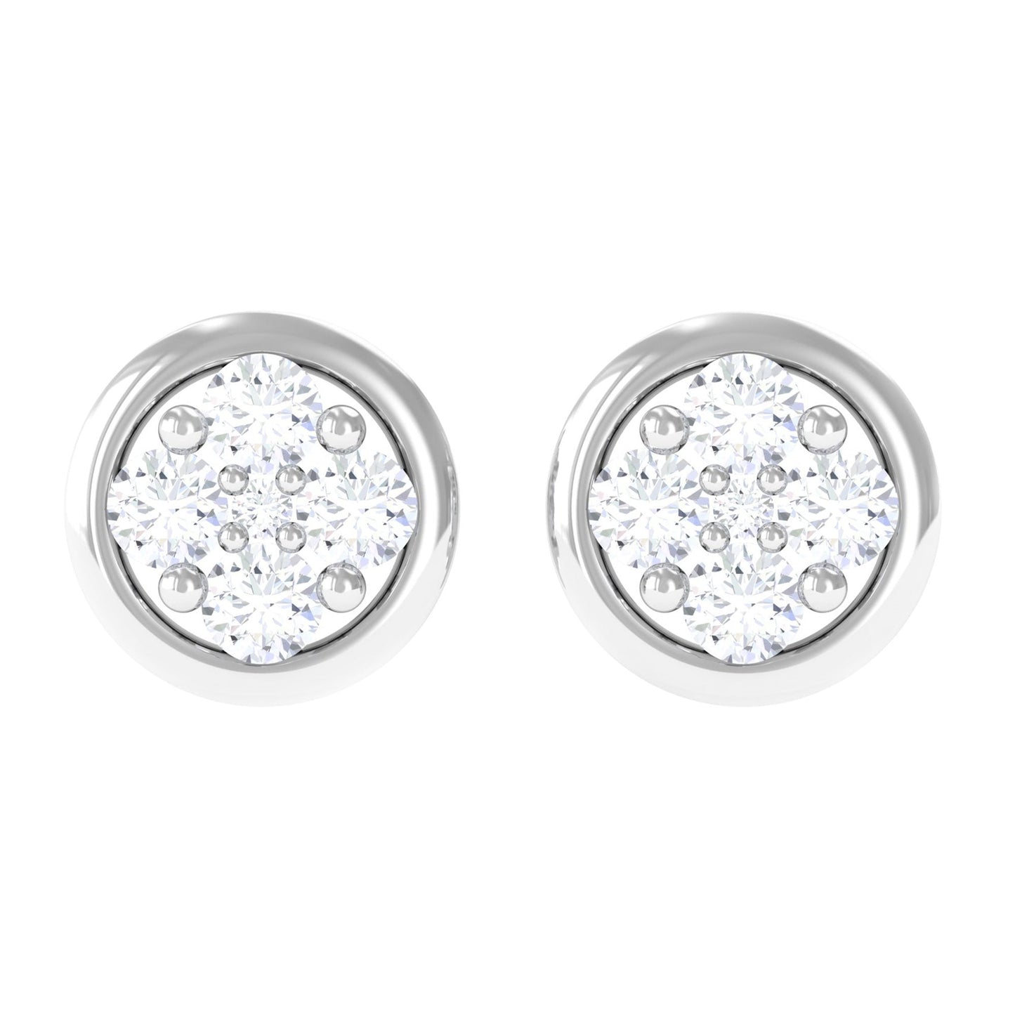 Genuine Diamond Studs with Screw Back