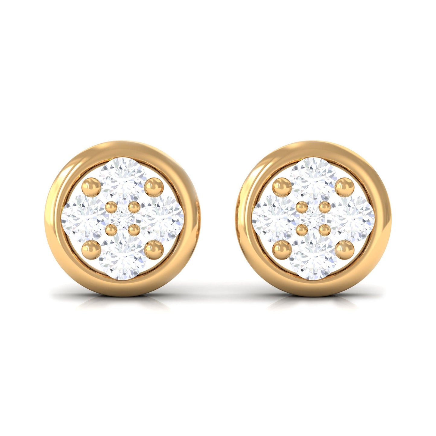Genuine Diamond Studs with Screw Back