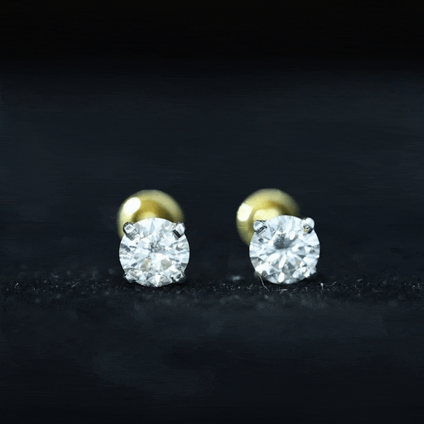 Dainty Diamond Studs