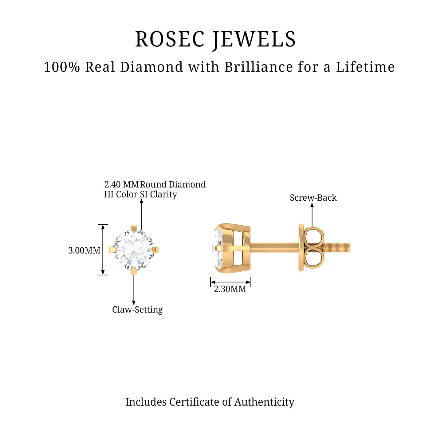 Dainty Diamond Studs