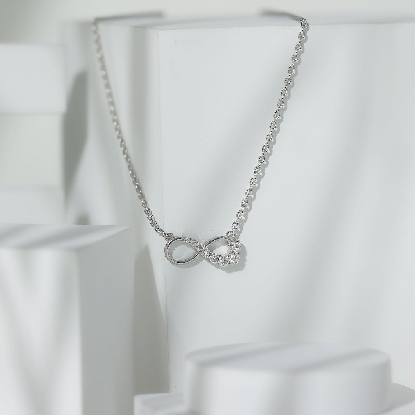 Diamond Infinity Pendant Necklace For Women