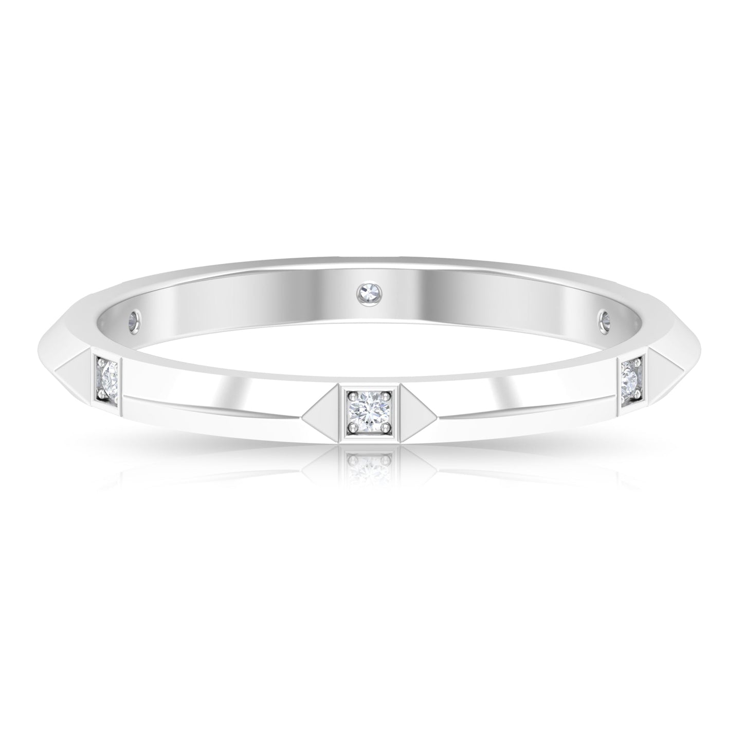 Certified Natural Diamond Anniversary Band Ring