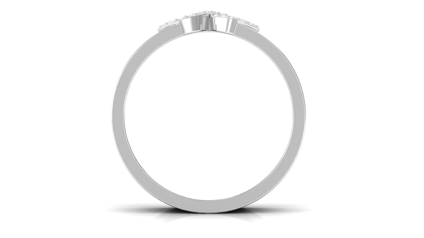 Certified Natural Diamond Infinity Band Ring
