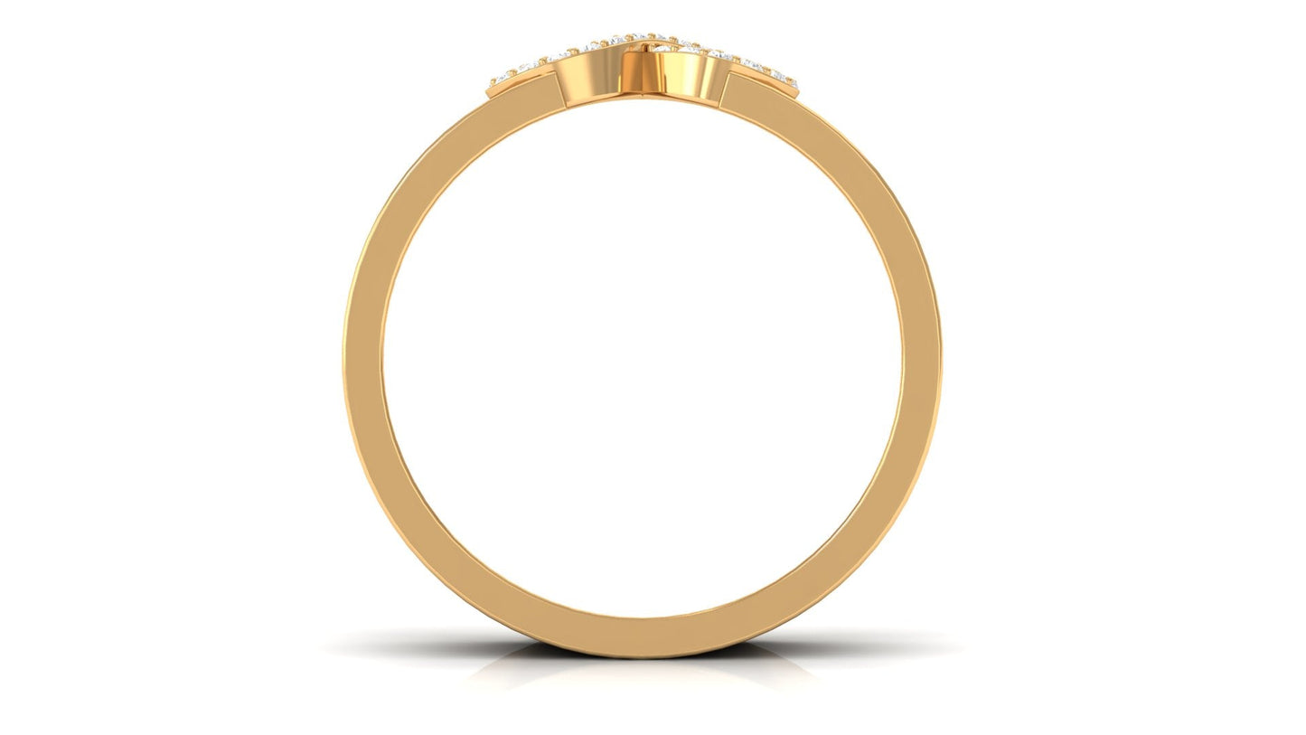 Certified Natural Diamond Infinity Band Ring