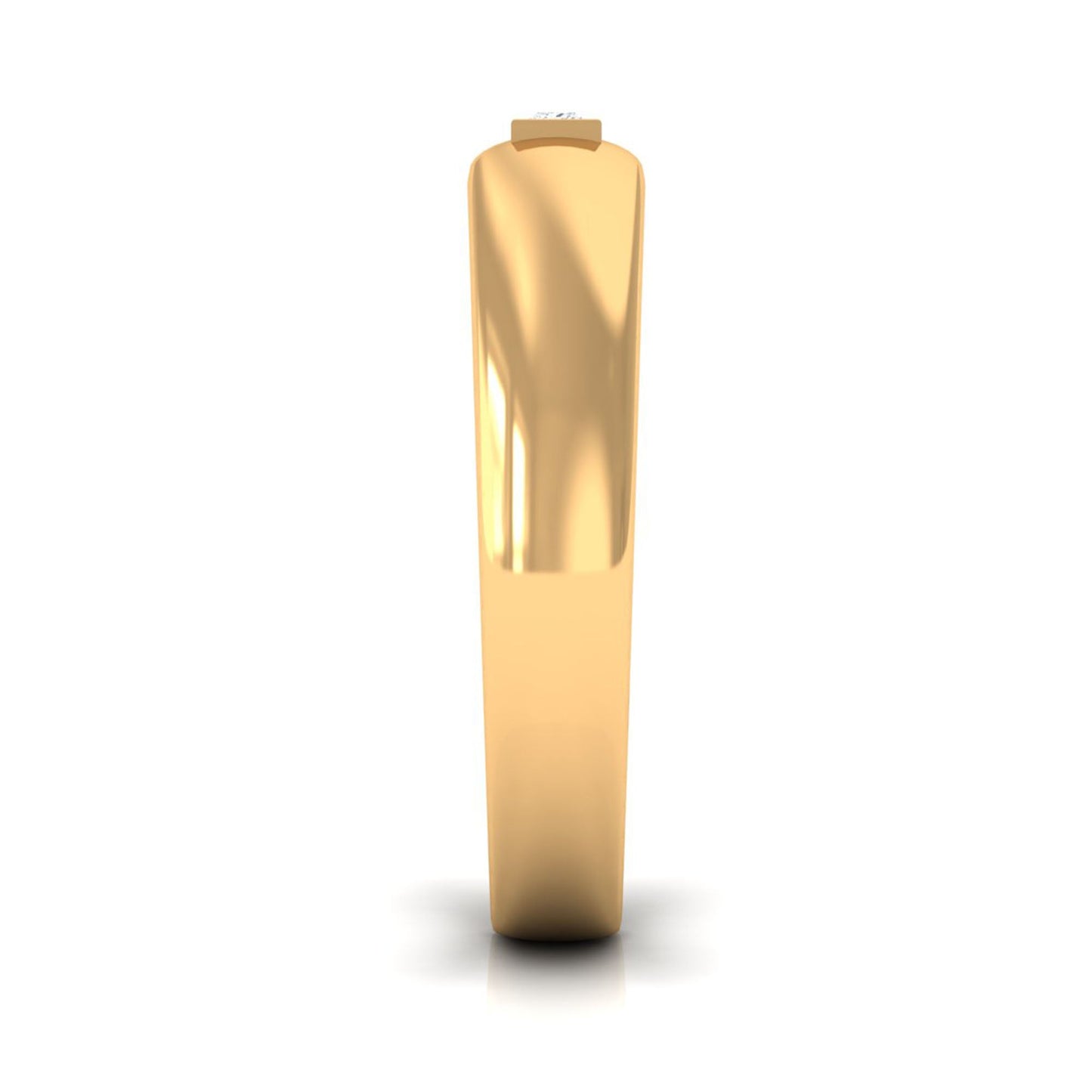 Natural Diamond Mens Wedding Band Ring