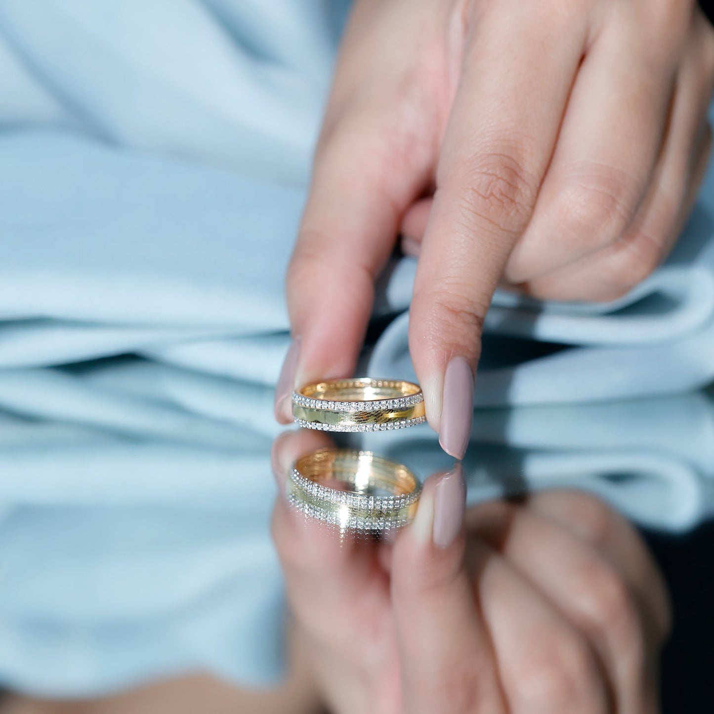 Natural Certified Diamond Wedding Band